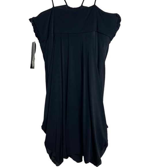 Nine West Draped Mini Dress-Spaghetti Straps - Picture 2 of 11